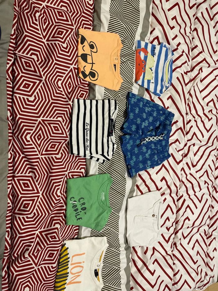 Lot été 7 pièces en 6 mois