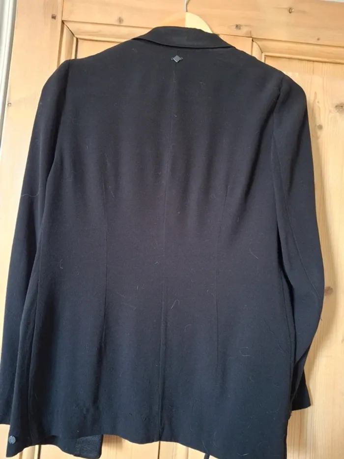 Blazer noir avec de la marque Bonobo - photo numéro 2