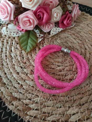 🎀Bracelet rose a stras🎀