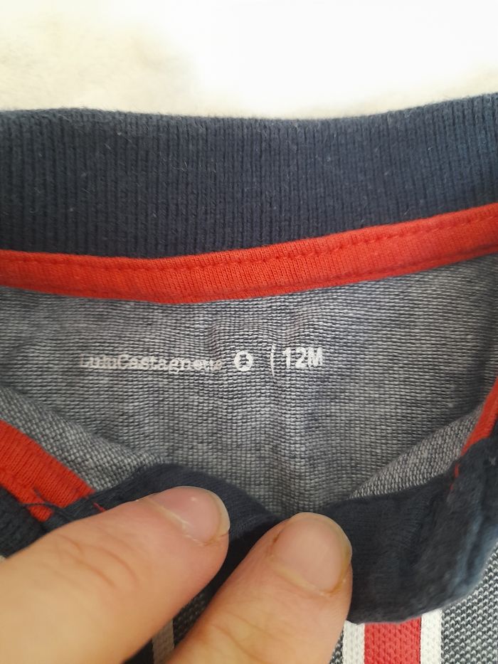 Polo manches longues lulu castagnette 12 mois - photo numéro 4