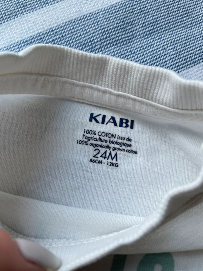 Lot T-shirt animation poisson en relief ensemble, T-shirt plus short - photo numéro 3