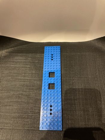 Lego base train 3 trous bleue 6x28 vintage officiel city system