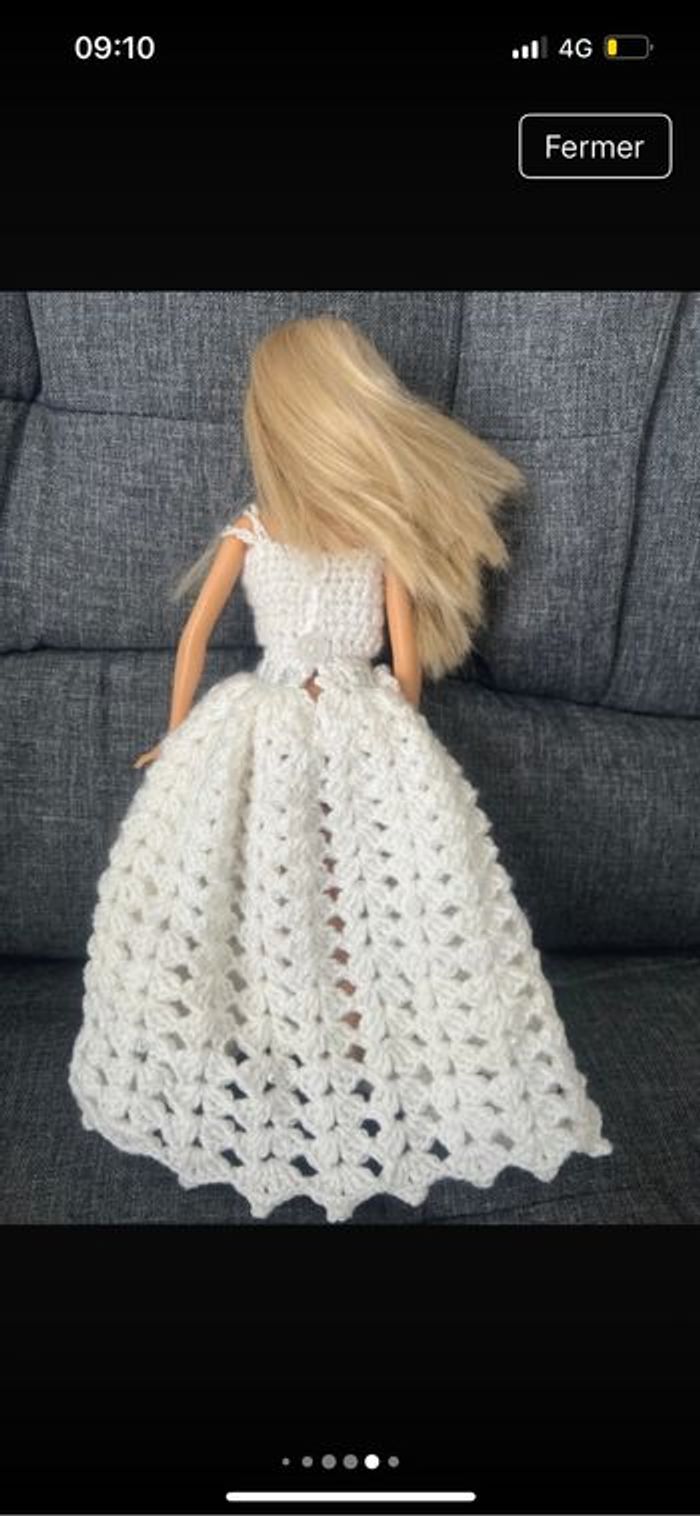 Robe Barbie au crochet - photo numéro 4