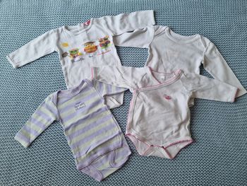 Lot de 4 bodies fille