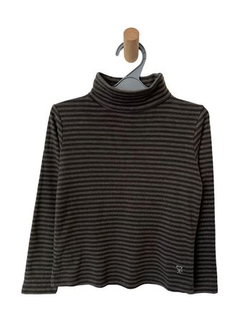 Sous-pull rayé marron - Okaïdi 6 ans (114cm)