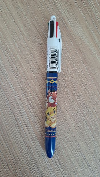 Stylo BIC 4 couleurs Disney Roi lion