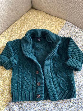 Gilet épais torsadé kiabi 18 mois