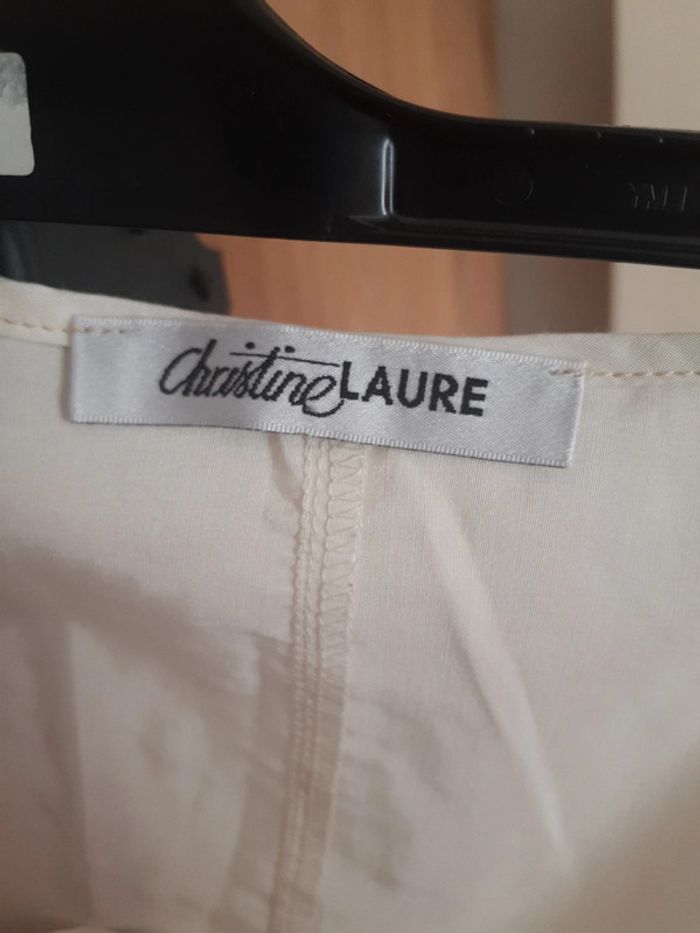 Haut blanc cassé christine laure - photo numéro 6
