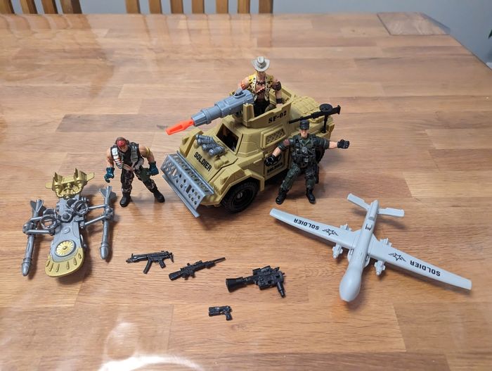 Ensemble militaire figurine 10 cm - photo numéro 4