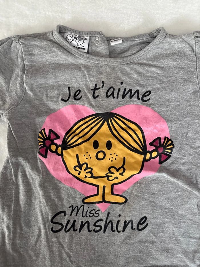 Tee shirt je t’aime 18 mois - photo numéro 2