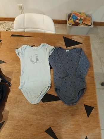 Lot 2 bodys 18 mois petit bateau