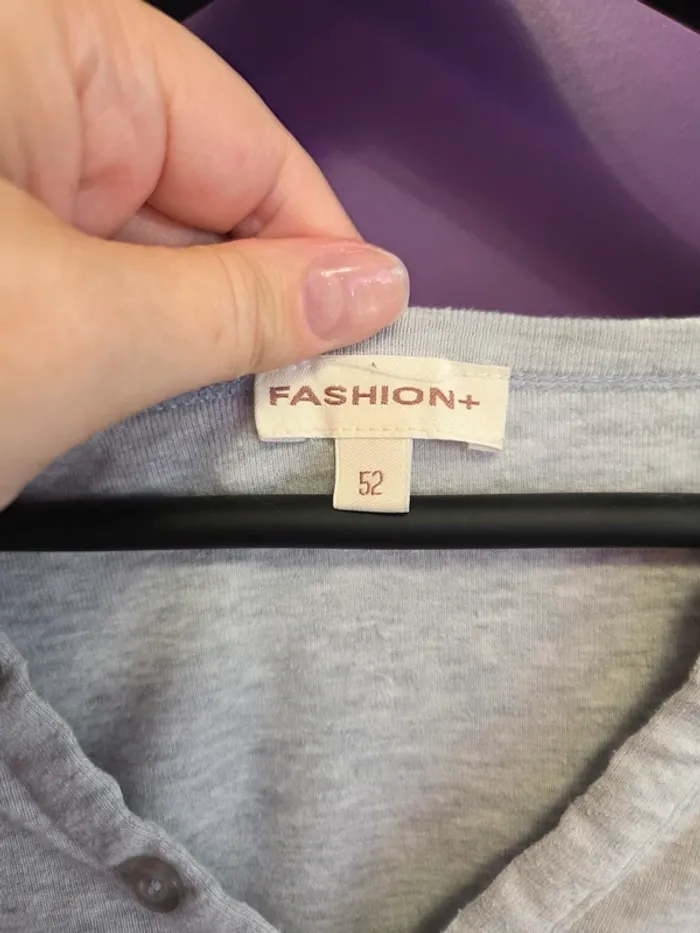 Tee-shirt manches longues extensible T46 Fashion + - photo numéro 4