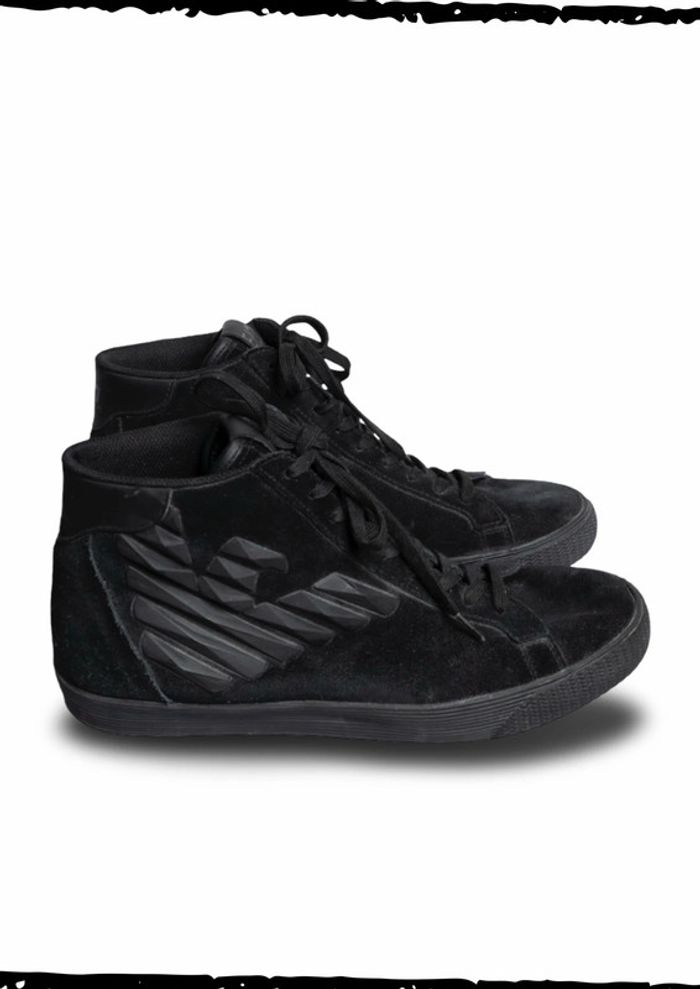 Baskets montantes Emporio Armani – Coloris noir uni Taille 44 - photo numéro 6