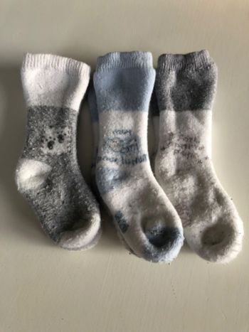 3 paires hautes et épaisses 18/20