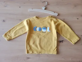 Pull moutarde - 9 mois