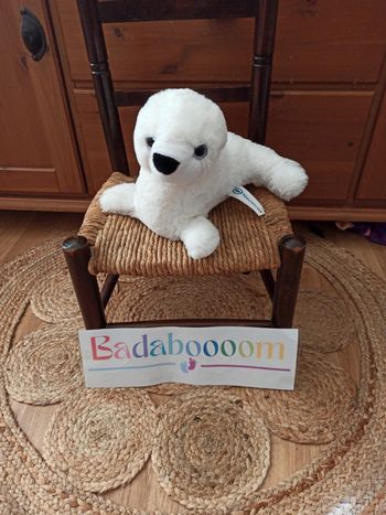 Peluche otarie blanche Nausicaa tbe