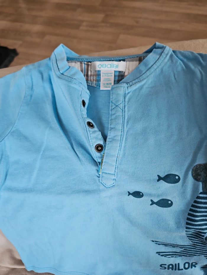 Lot de 11 tshirts/polos 12 mois - photo numéro 12