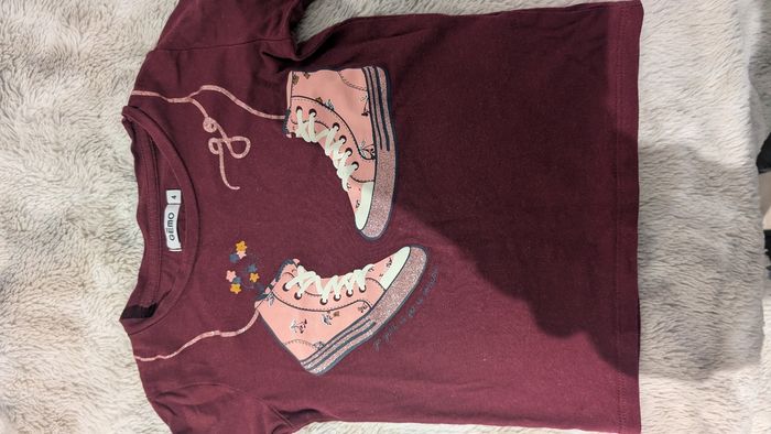 T-Shirt manches longues Gémo taille 4 ans - photo numéro 2