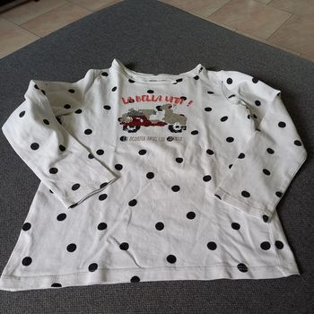 Tee shirt manches longues vertbaudet