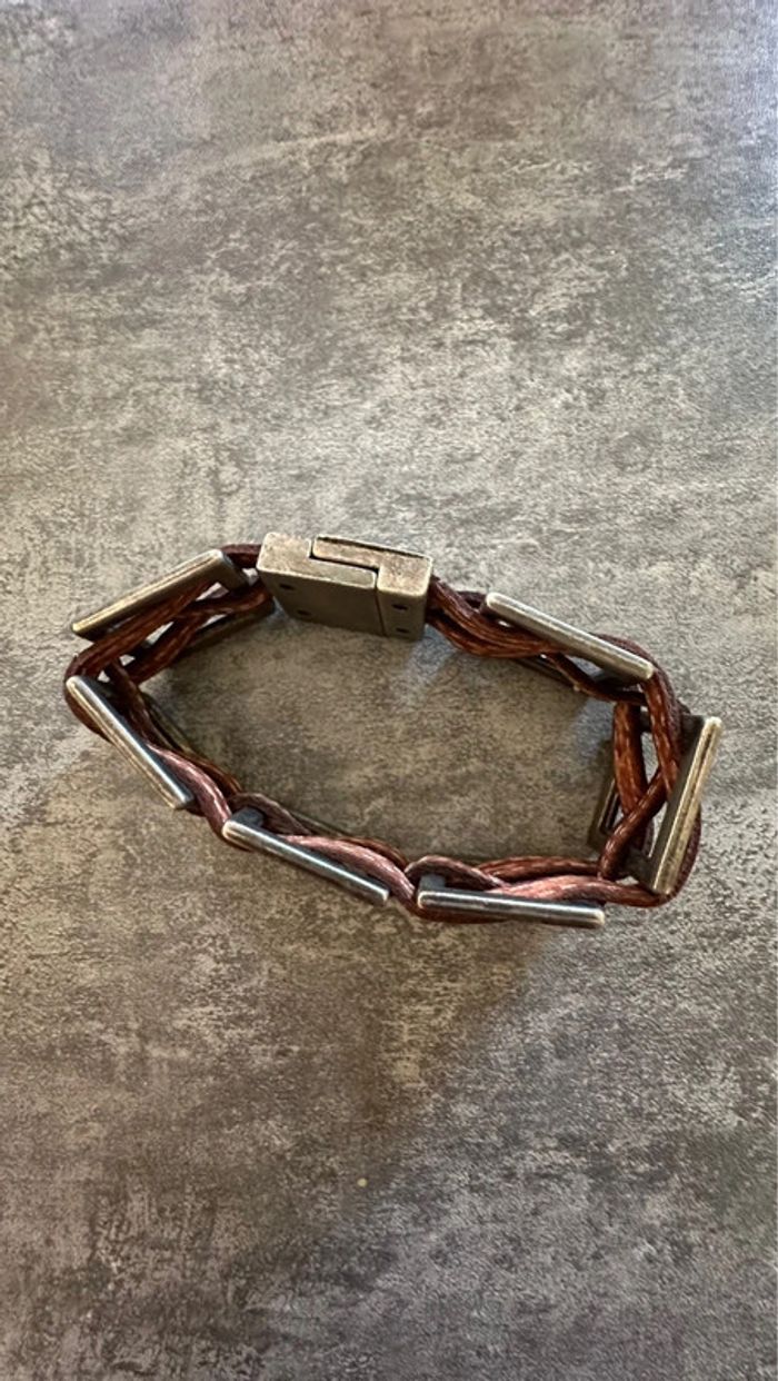 Bracelet cuir aimanté - photo numéro 6