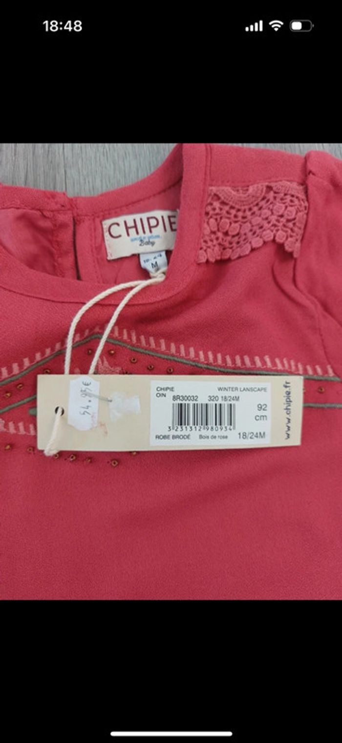 Robe Chipie taille 18/24 mois (92 cm) neuve - photo numéro 4