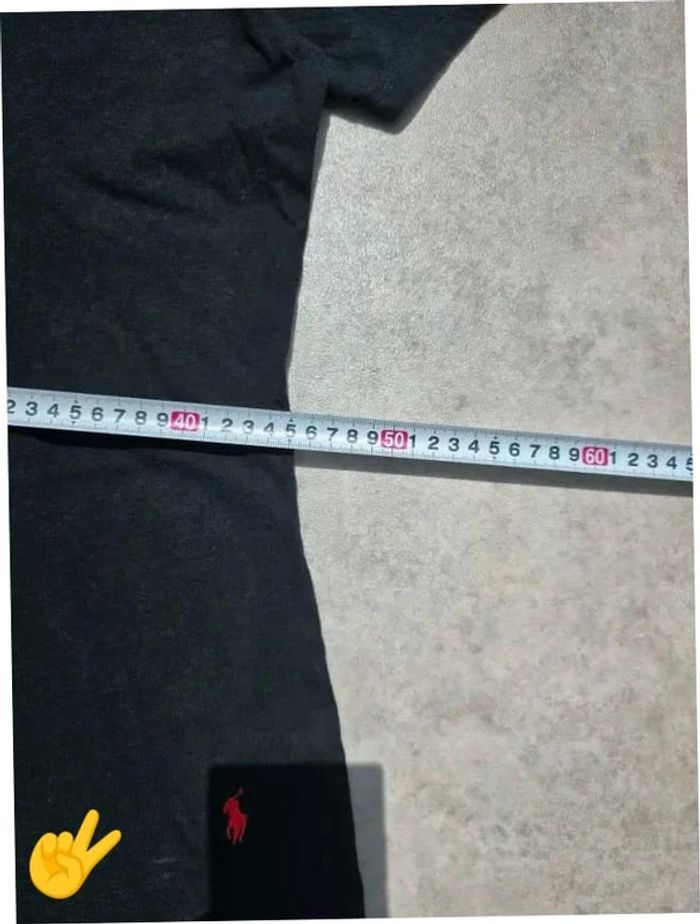 T-shirt Ralph Lauren L coupe col rond noir Homme Men tee67 - photo numéro 6