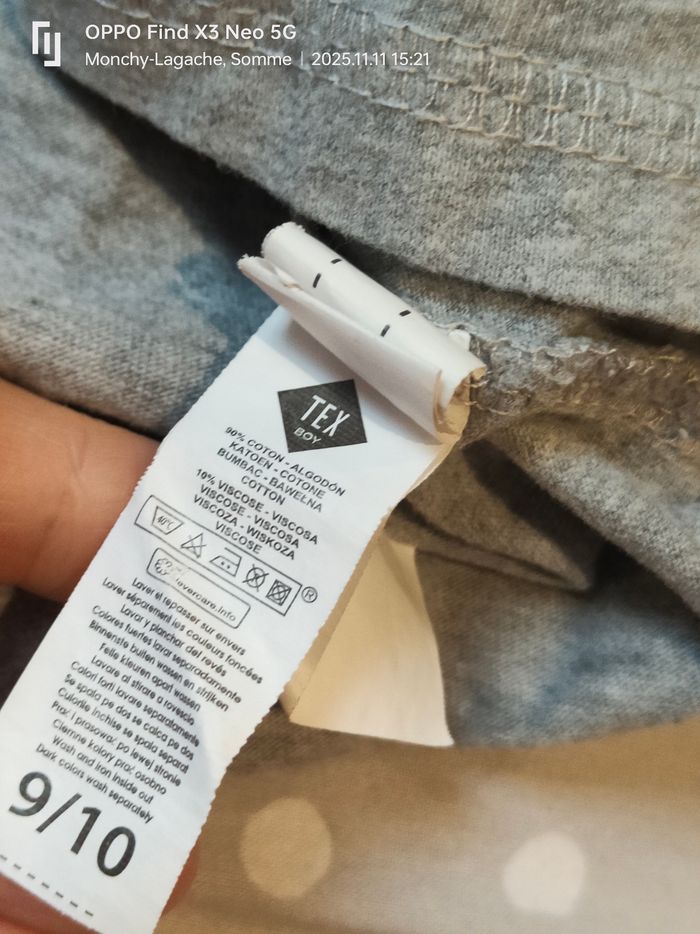 Tee-shirt col roulé 9-10ans Tex boy Réduction jusqu'à -70% - photo numéro 2