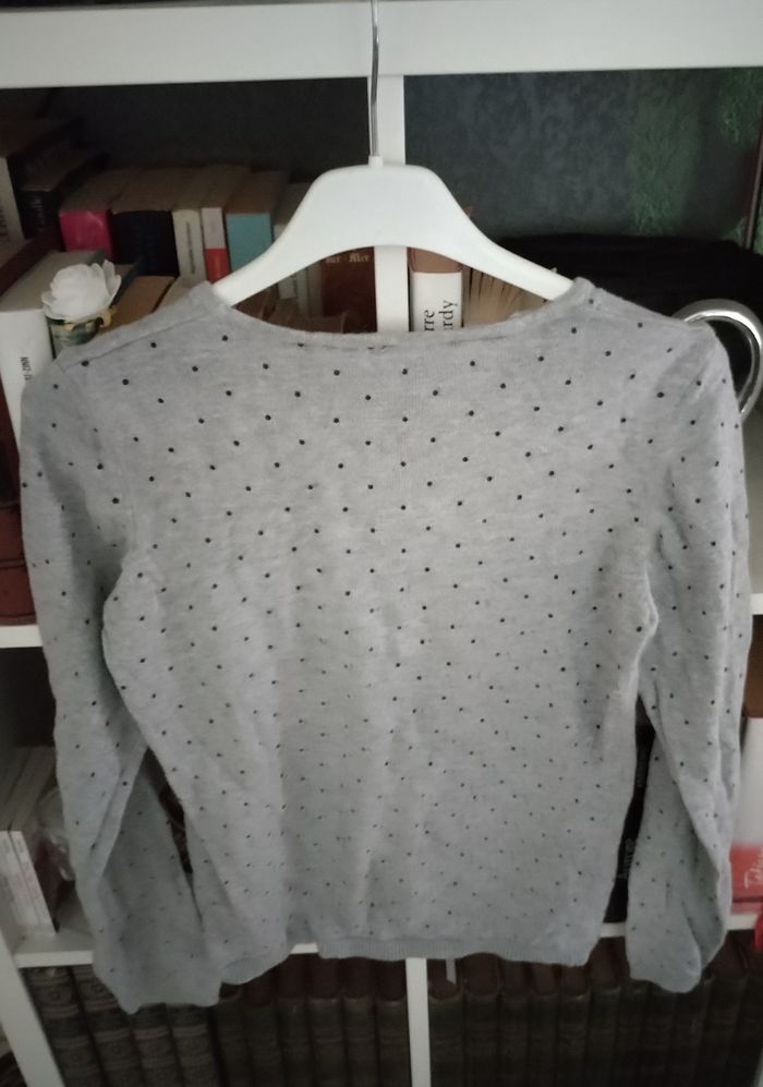 Pull gris 100% coton en très bon état 👌🏻 - photo numéro 6