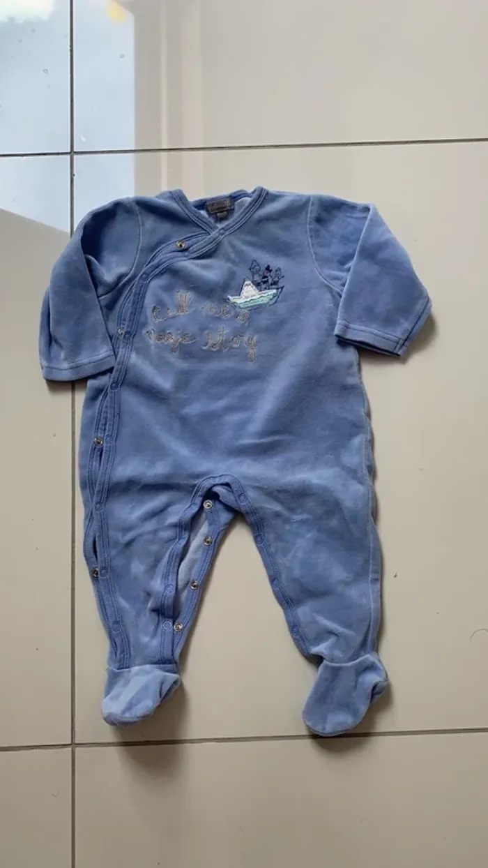 Pyjama 6 mois velours