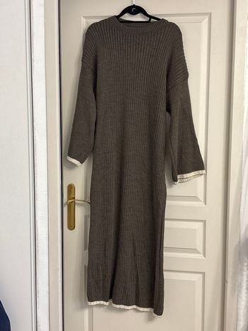 Robe pull côtelé