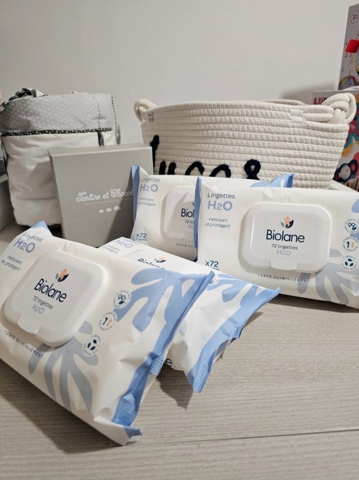 Paquets de lingettes