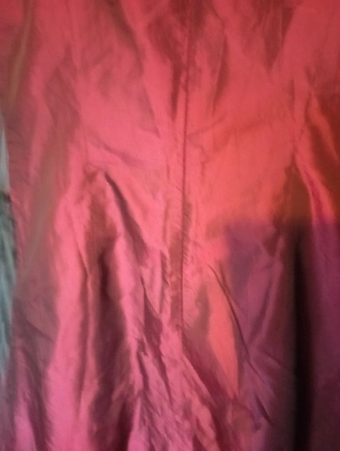 Robe longue de soirée en satin violet foncé - photo numéro 6
