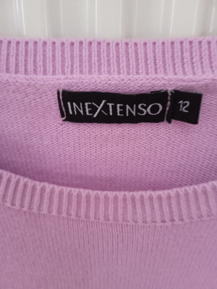 Pull violet in extenso 12 ans fille - photo numéro 3