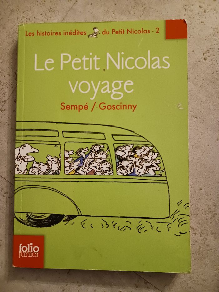 livre le petit Nicolas voyage