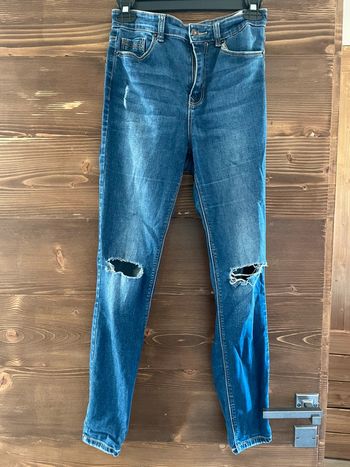 Slim skinny Jean troué