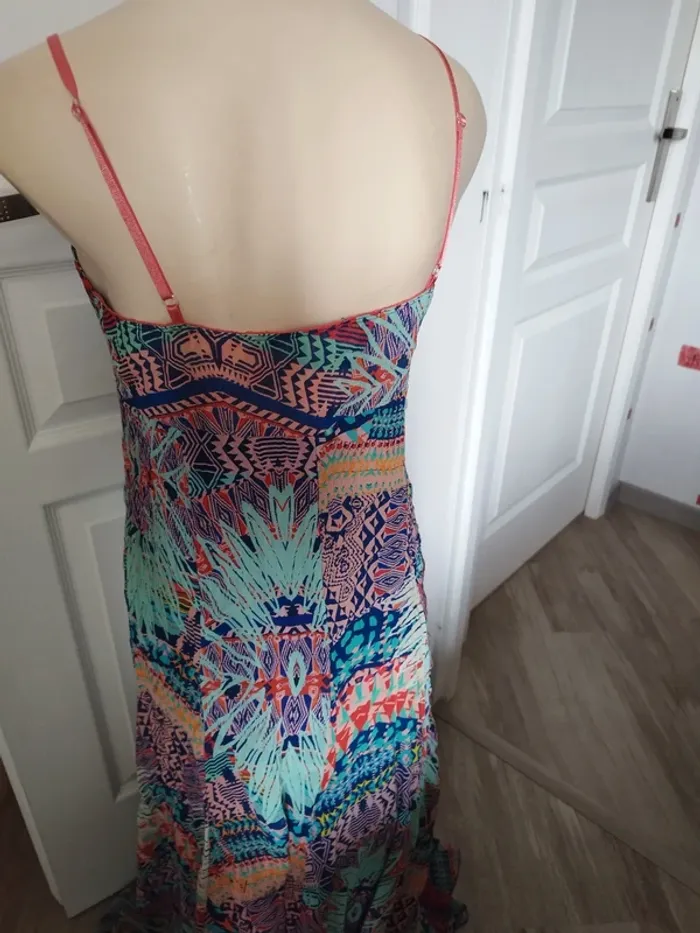 Robe longue  coloré breal taille 42 - photo numéro 4