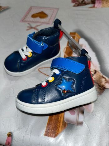 Basket montante bleu marine