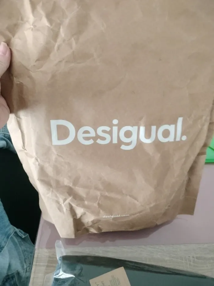 Sac desigual noir et rose (taille M) - photo numéro 14