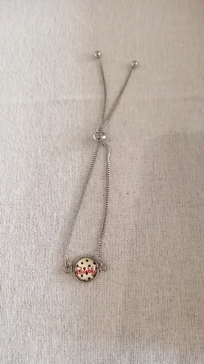 Lot 2 bijoux vintage "Rockabilly" acier inoxydable - photo numéro 2