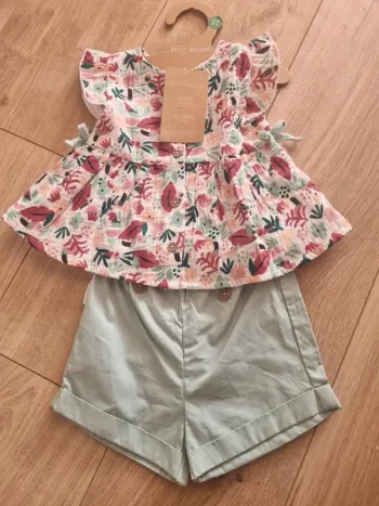 Ensemble petit béguin 12mois