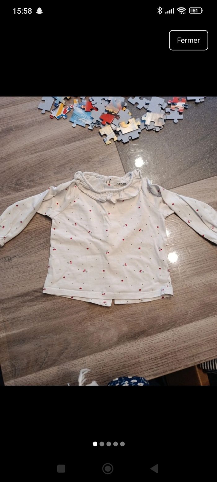 Lot de 5 hauts manches longues