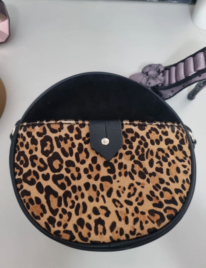 Sac à bandoulière imprimé léopard - photo numéro 3