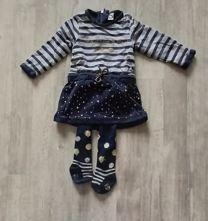 Robe 3 pommes 3-6 mois