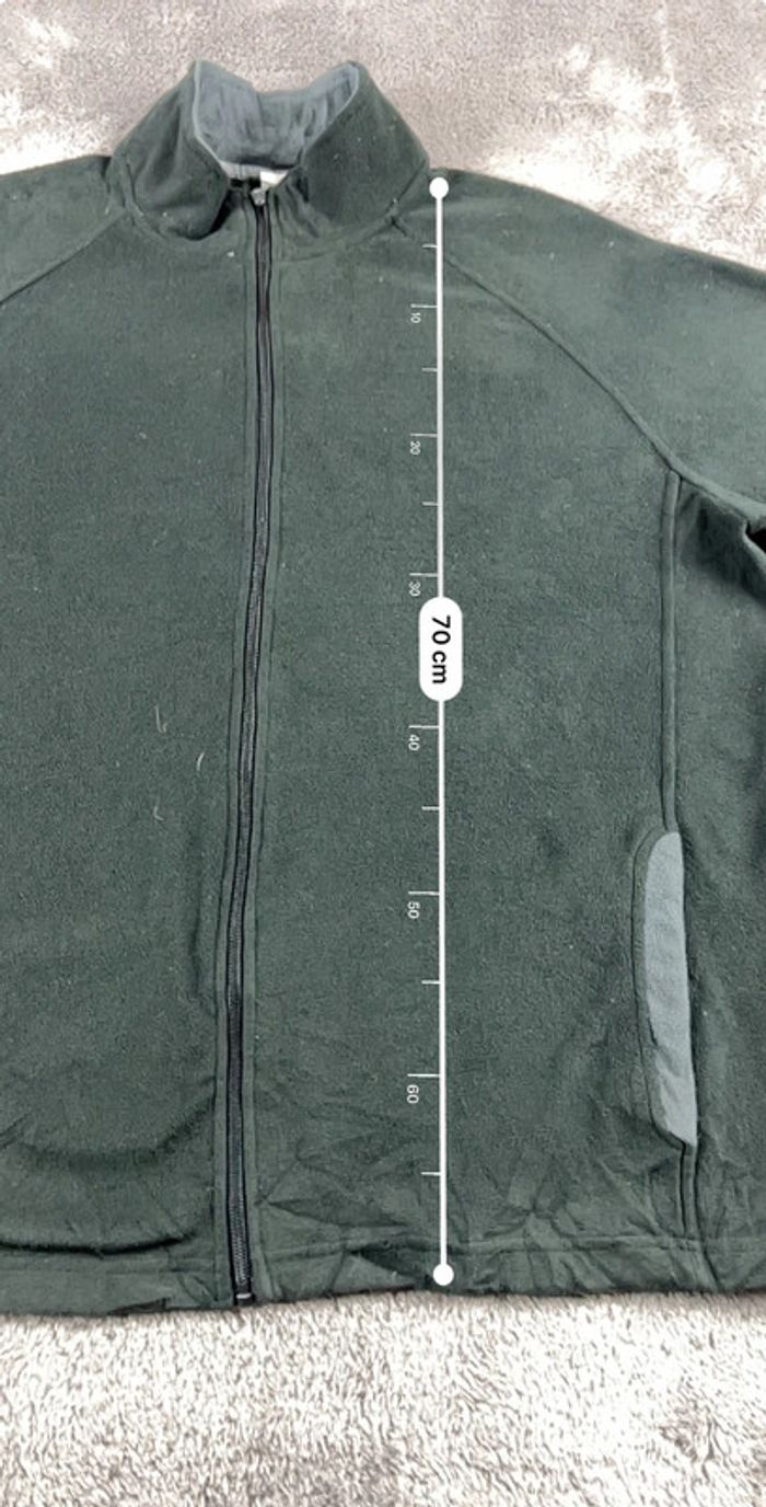 Veste Polaire Starter Zippée – Noir & Gris Anthracite – Taille L - photo numéro 3