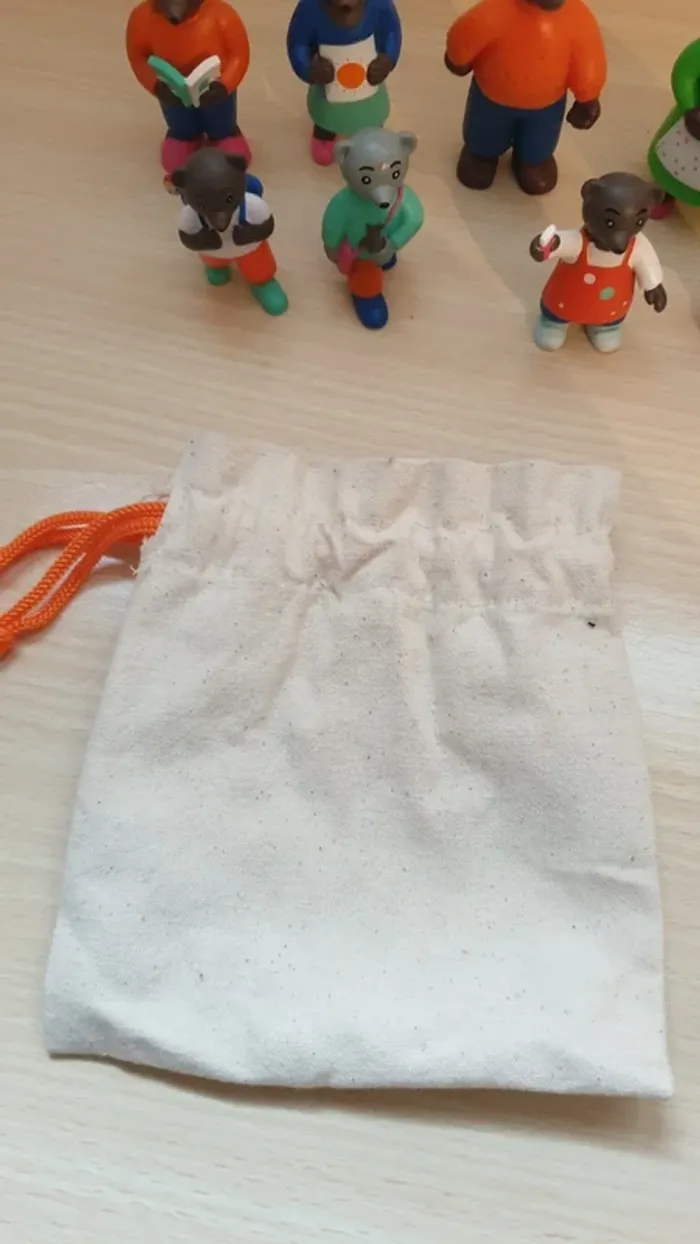 Lot petit ours brun dans son sac - photo numéro 6