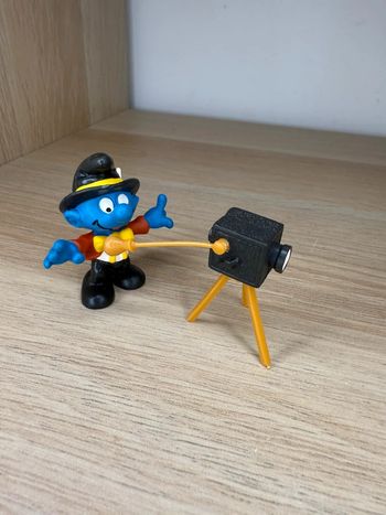 Schtroumpfs photographe schleich