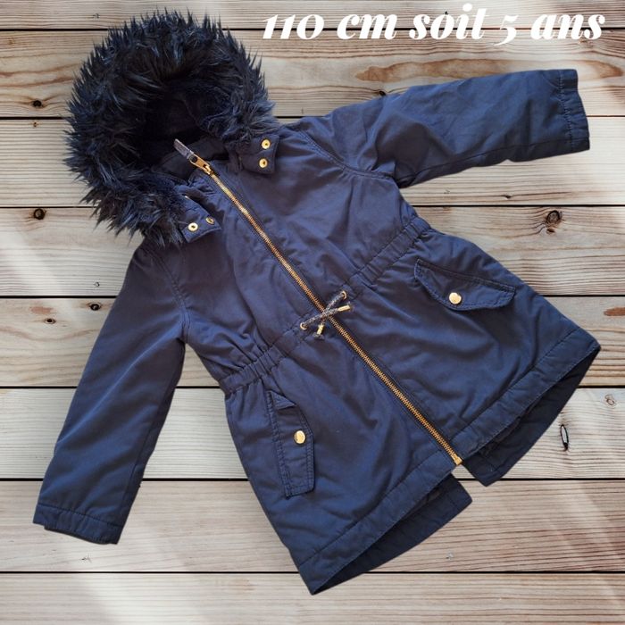 Parka chaude et stylée H&M 4-5 ans – 110 cm