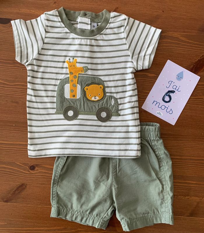 Ensemble T-Shirt + Short 6mois