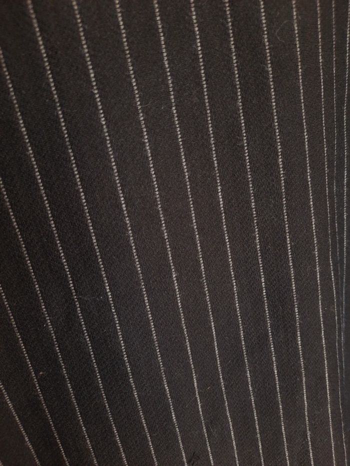 Robe Zara noire rayée L - photo numéro 3