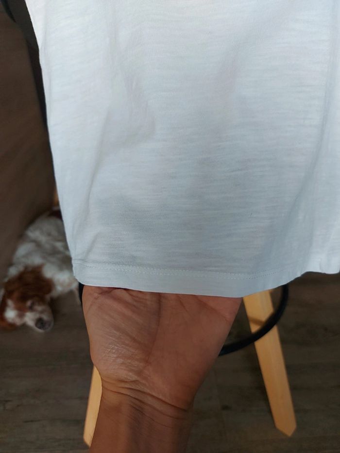 Tee-shirt avec broderie anglaise blanc Vertbaudet - photo numéro 6